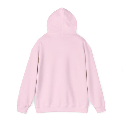 Hoodie — Red Brushstroke Heart Design "Love" Graphic