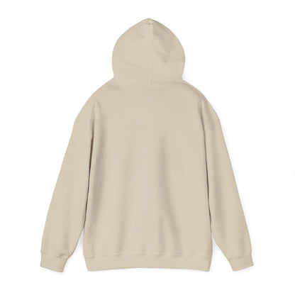 Hoodie — Red Brushstroke Heart Design "Love" Graphic