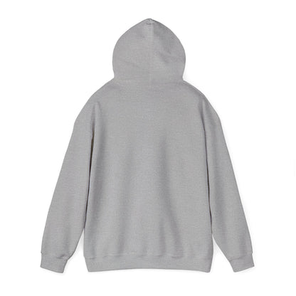 Hoodie — Red Brushstroke Heart Design "Love" Graphic