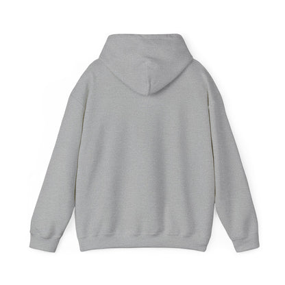 Hoodie — Red Brushstroke Heart Design "Love" Graphic